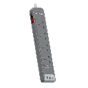RAVPower 4-Port Wall Adapter with 3 USB Ports - Grey