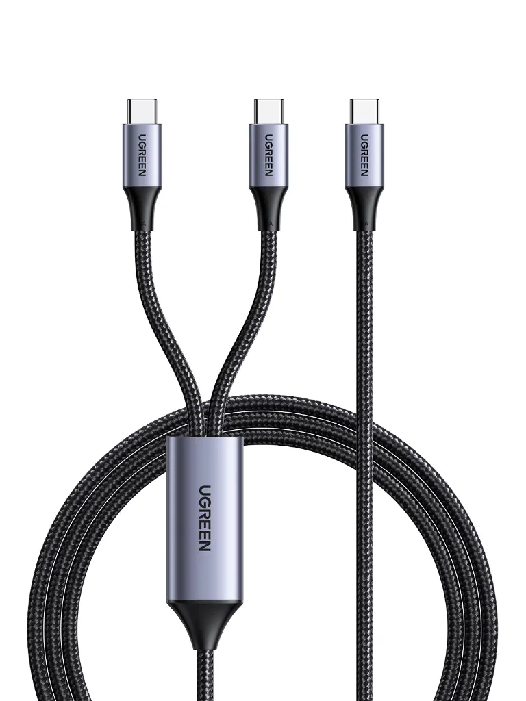 UGREEN 2 in 1 Type-C Cable - Grey