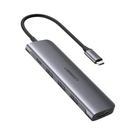 UGREEN USB C Hub, 7 in 1 USB-C Hub with 4K HDMI, 100W Power Delivery, USB-C (CM195 15214)
