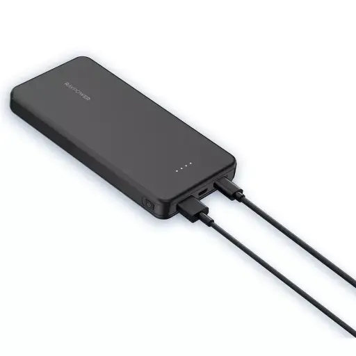 RAVPower RP-PB1215 PD Pioneer Power Bank - 10000mAh / 15W / 3-Port / Black 