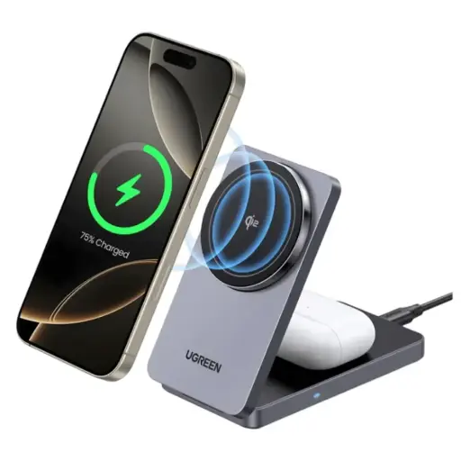 UGREEN 20W Foldable Wireless Charger - Grey