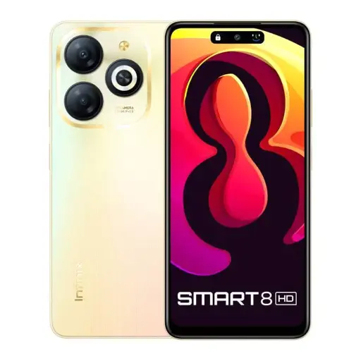 Infinix Smart 8 (3GB RAM + 64GB Memory) - Shiny Gold