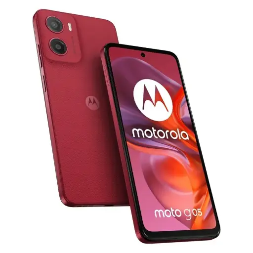 Motorola Moto G5 Plus, 6.67-inch, 256GB, 4GB RAM - Red